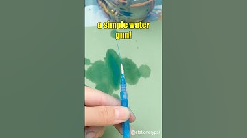 How to Make a Simple Water Gun with a Ballpoint Pen #shorts