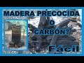 Madera pre cocida o carbón para fragua, cocinar y hacer parilladas