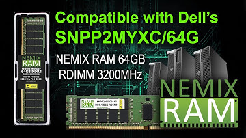 NEMIX RAM MR25600-924 | 64GB DDR4 3200 RDIMM | Compaible w/Dell SNPP2MYXC/64G Server/Workstation RAM