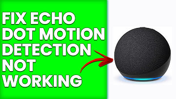 How To Fix Echo Dot Motion Detection Not Working (Simple Steps To Solve The Problem Easily)