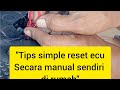 Cara reset ecu honda beat fi secara manual sendiri di rumah 