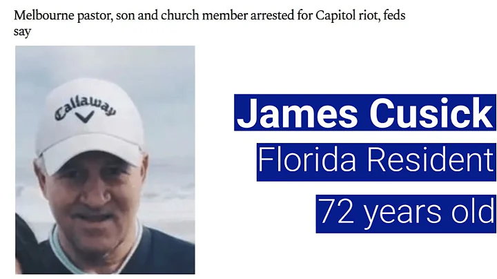 US Capitol Arrests: James Cusick