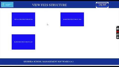 Shubhra School Management Software --Create Fees Structure