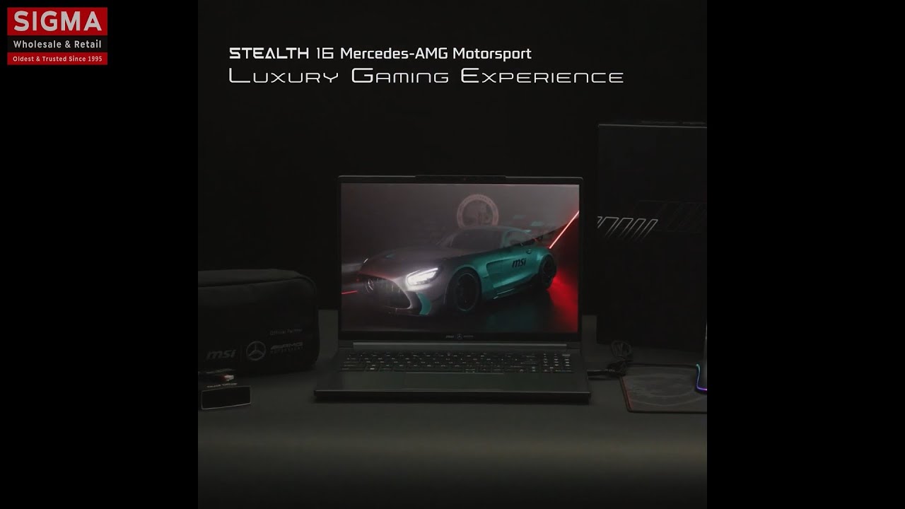 Stealth 16 Mercedes-AMG Motorsport A13V – Luxury Gaming Experience