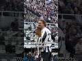 Woltemade’s reaction to the fans singing his name 🇩🇪🥹 #Newcastle #NUFC #PremierLeague #Woltemade