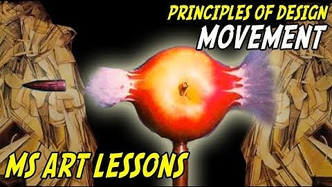 Principles of Design - Movement (MS Art Lessons)