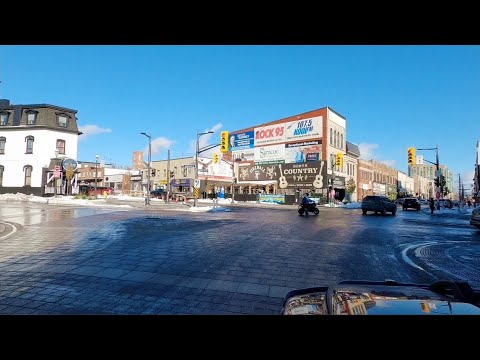 Road Trip and City Walk Barrie Downtown Barrie Waterfront and Homes Canada Travel vlog 4K