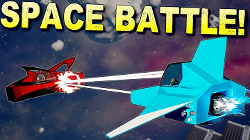 Multiplayer Space Battle with Super Strength Laser Cannons!  - Main Assembly Gameplay
