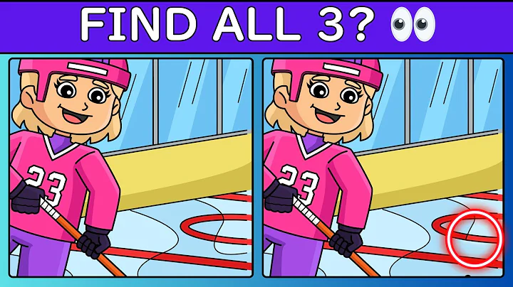 Find the 3 Differences 🔍  5 Tricky Puzzles in 90 Seconds