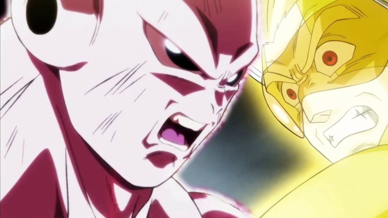 Gogeta Super Saiyan Blue, Jiren, Hit Vs Hearts Full Fight . Gogeta Kills  Hearts - 4k Ultra Hd . on Make a GIF