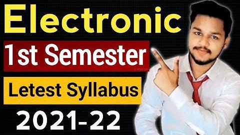 #polytechnic electronic engineering 1st Sem syllabus|#polytechnic 1st Sem syllabus electronic engg