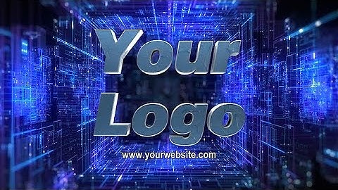 Create a Digital Tunnel Intro Video with your Logo - MakeWebVideo.com