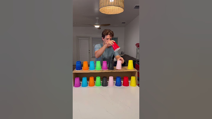 Matching 9 Cups in Under 1 MINUTE..??