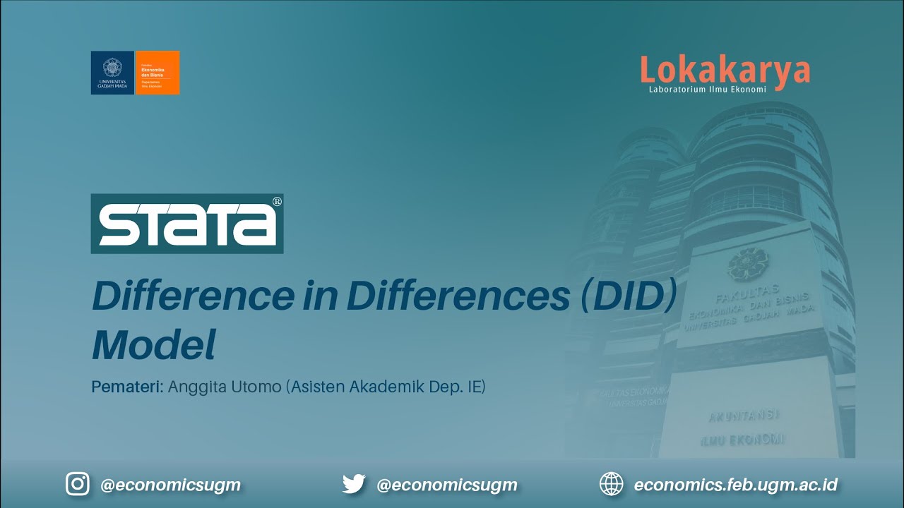 Training stata 3 difference in differences did youtube