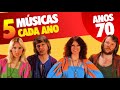 FLASHBACKS ANOS 70 | 5 Músicas Cada Ano