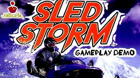 Sled Storm PlayStation Video Game Demo On RetroPie w/ Raspberry Pi - RetroPie Guy Gameplay Demo