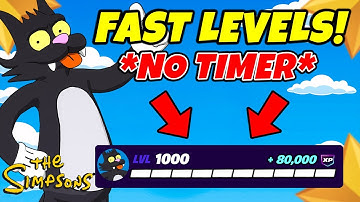 NO TIMER Fortnite XP MAP to LEVEL UP FAST in Chapter 6 Simpsons Mini Season 2 (Earn XP)