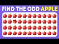 Find the odd emoji out  fruit edition   spot the difference emoji quiz quiz914
