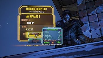 Borderlands 2 Too Close For Missiles Mission Walkthrough Guide