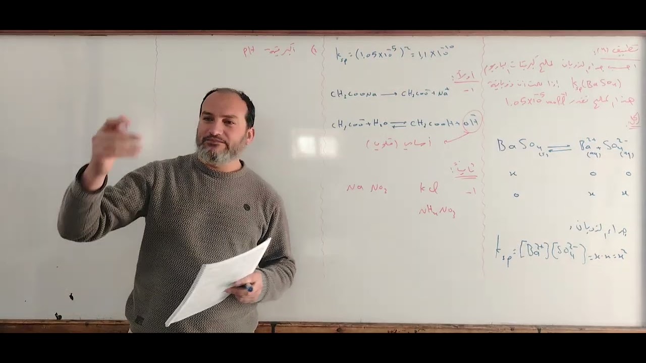 7- الأملاح - كيمياء محرر - بكالوريا 2026 