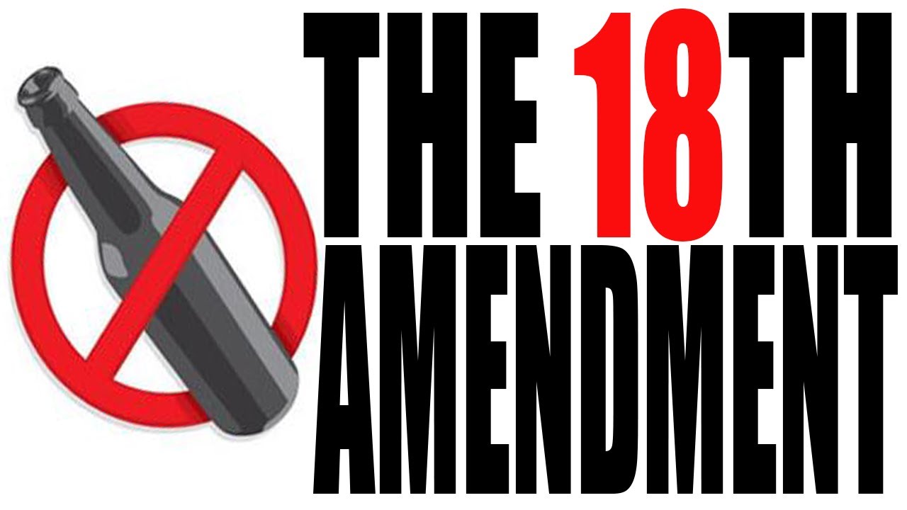 thesis statement about the 18th amendment