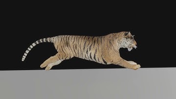 blender 2.8 tiger run eevee
