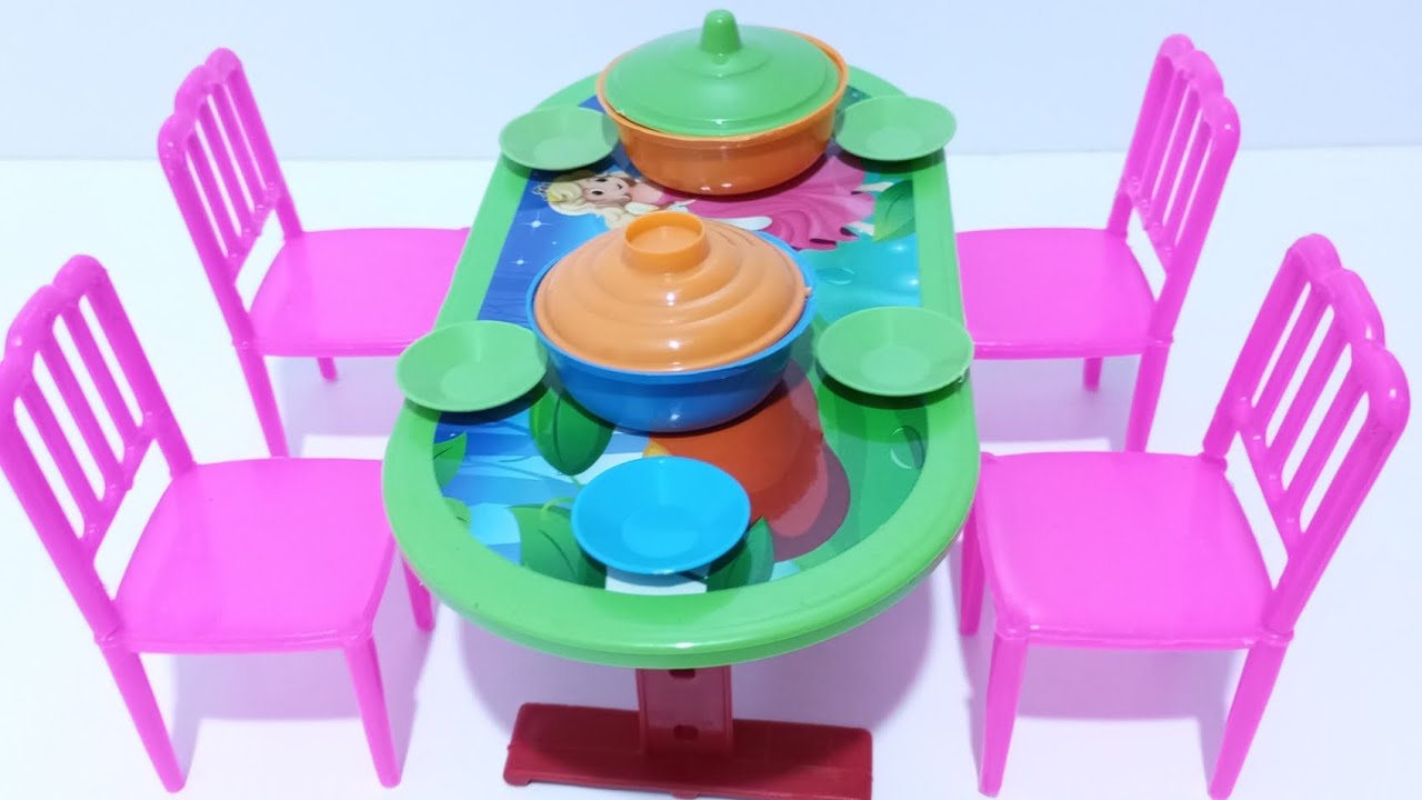 Unboxing miniature kitchen toy hello kitty kitchen set plastic mini