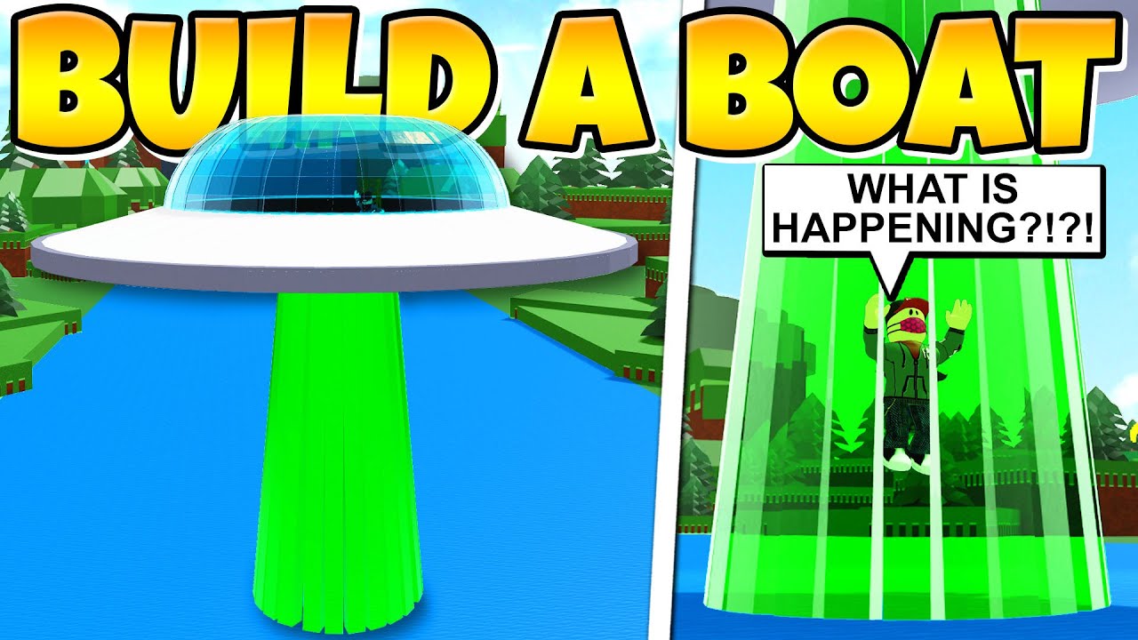 Build A Boat Roblox Flying Ufo Tutorial