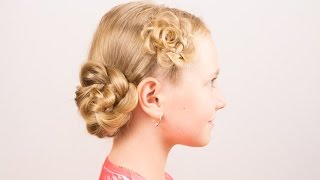 Детские косички на скорую руку. Children's Easy Hairstyle Детские косички на скорую руку. Children's Easy Hairstyle