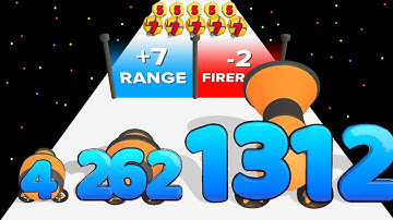 DIGIT MULTIPLIER RUN - Canon Digit Shooter Max Level Gameplay #asmrgameplay #satisfyingasmr #levelup