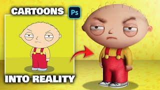 Creating Realistic Stewie from Family Guy in Photoshop! Photoshop Editing | Photoshop Manipulation