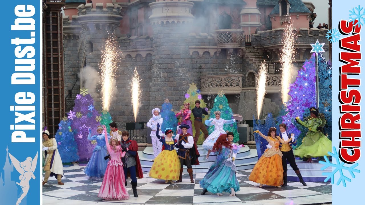 🎄The Royal Sparkling Winter Waltz in Disneyland Paris 2019 during the Christmas Season