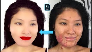 How to clean up skin in photoshop | Advanced Skin Retouching photoshop tutorial 2021