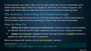 Resolving React.js Conditional Rendering Issues: How to Ensure Child Components Load Correctly Profile