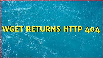 wget returns http 404
