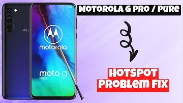 Hotspot Problem Fix || Hotspot not working issue || Hotspot issue resolved Motorola G Pro / Pure