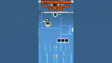Day 6 of creating this level #gd #cool #geometrydash #nice #fnaf #fyp