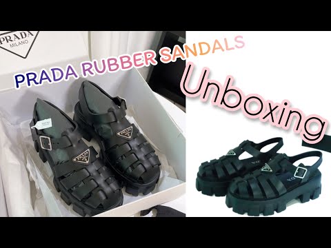 UNBOX | REVIEW Prada Foam Rubber Sandals รองเท้าใส่หน้าร้อนเก๋ๆ