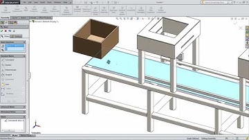 SolidWorks Event-Based Motion: Packaging Machine Part 1