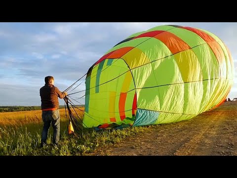 Video: Heißluftballons Am Himmel - Ballonwettbewerb In Velikiye Luki