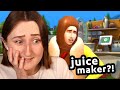 my sim became a millionaire by selling JUICE???