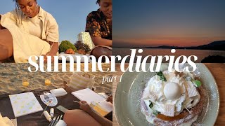 SUMMER DIARIES VOL. 1 | Summer Vlog | Beach Picnic, Painting, Brunch, Sunsets