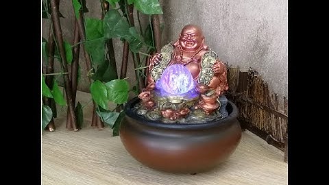 THÁC NƯỚC PHONG THỦY - ĐÀI PHUN NƯỚC MINI | PHẬT DI LẶC