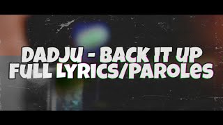 DADJU - Back it up (Paroles/Lyrics) #40 Resimi