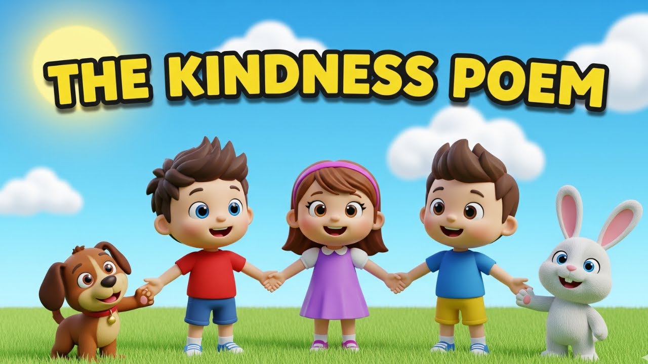 Kindness Song ❤️ | Moral Poem for Kids