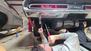 1971 Dodge Challenger RT 440 6 Pack Restoration Part 11 - Removal of Rear End and Leaf Springs by clintsclassicworld 535 views 1 year ago 9 minutes, 37 seconds