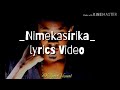 Hamidu ft Young D, Mr Blue-Nimekasirika (lyrics video)