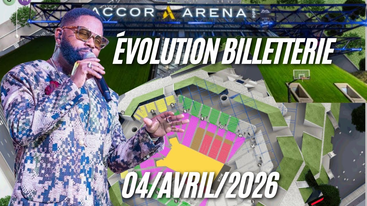 FERRE GOLA ACCOR ARENA  J 30 EVOLUTION BILLETTERIE LE 04 AVRIL 2026