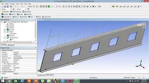 NON LINEAR ANALYSIS OF CASTELLATED BEAM IN ANSYS
