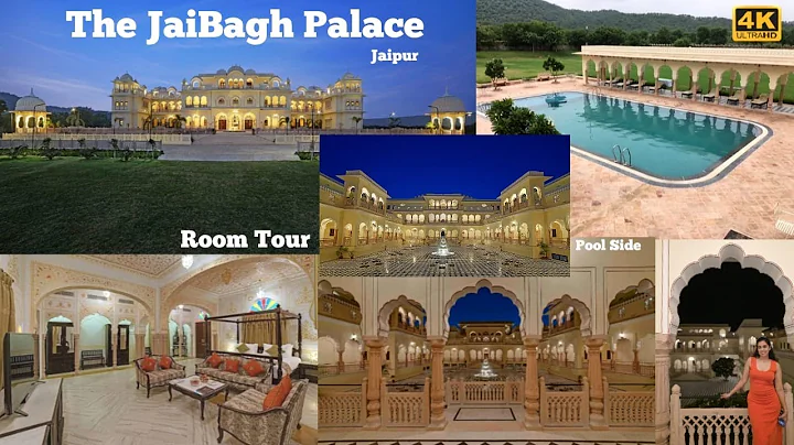 ROOM TOUR OF THE JAIBAGH PALACE 👑 | JAIPUR | AMENITIES - POOL/GAMES | DVLOGS 4K